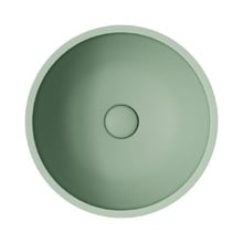 Alba 362mm Round Concrete Above Counter Basin